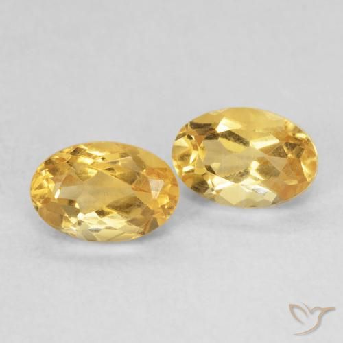 Gemme di Citrino Dorato naturale da 1.06 ct, Ovale, VS