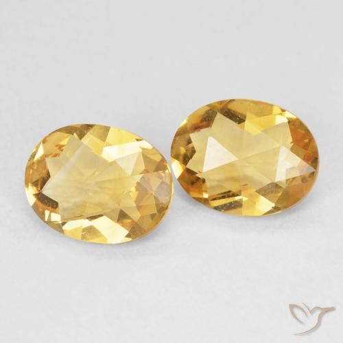 Gemme di Citrino Dorato naturale da 3.08 ct, Ovale, VVS-VS