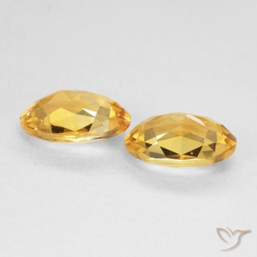 Gemme di Citrino Dorato naturale da 3.08 ct, Ovale, VVS-VS