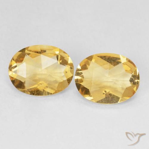 2.93ctw Naturale Dorato Citrino, Ovale, VVS-VS