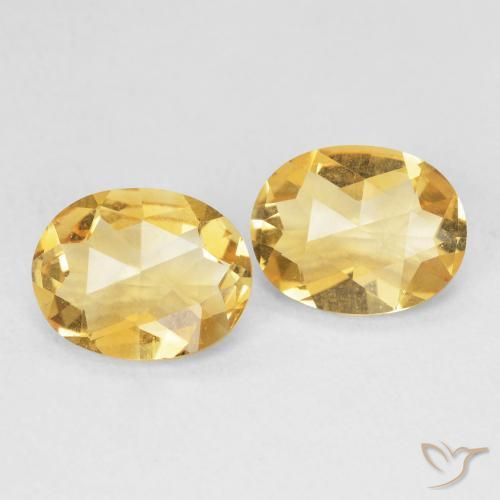 Gemme di Citrino Dorato naturale da 2.93 ct, Ovale, VVS-VS