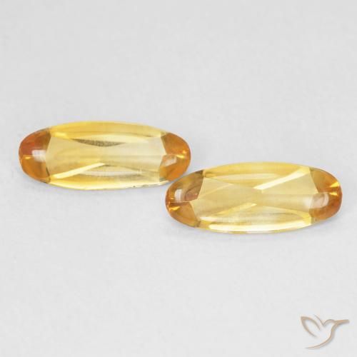 1.25ctw Naturale Dorato Citrino, Ovale, Trasparente