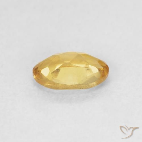 Citrino Dorato naturale da 0.38 ct, Ovale, VVS-VS