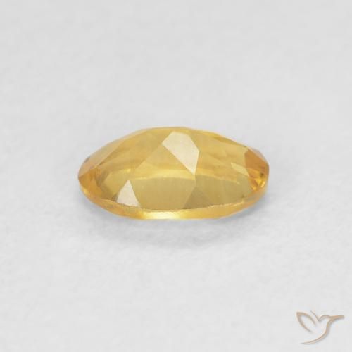 Citrino Dorato naturale da 0.41 ct, Ovale, VVS-VS