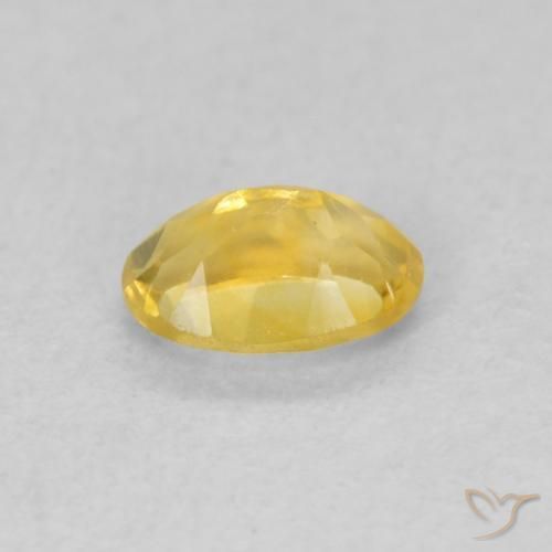 Citrino Arancio dorato naturale da 0.41 ct, Ovale, VVS-VS