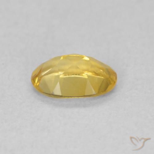 Citrino Dorato medio naturale da 0.37 ct, Ovale, VVS-VS