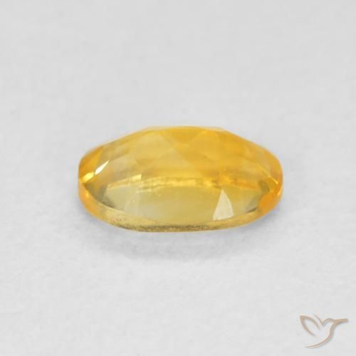 Citrino Dorato medio naturale da 0.42 ct, Ovale, VVS-VS