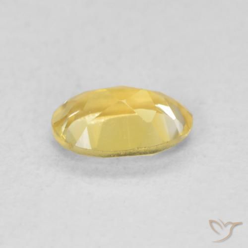 Citrino Dorato medio naturale da 0.41 ct, Ovale, VVS-VS