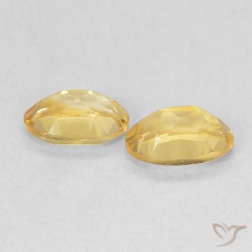 Gemme di Citrino Oro medio naturale da 0.84 ct, Ovale, VVS-VS