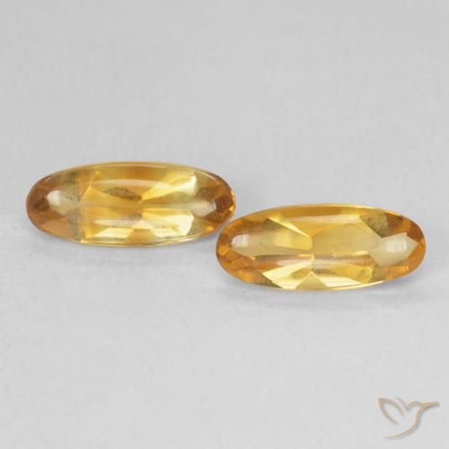 1.68ctw Naturale Medium Light-Golden Citrino, Ovale, Trasparente