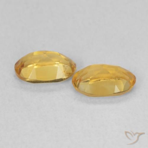 Gemme di Citrino Dorato scuro naturale da 0.79 ct, Ovale, VVS-VS