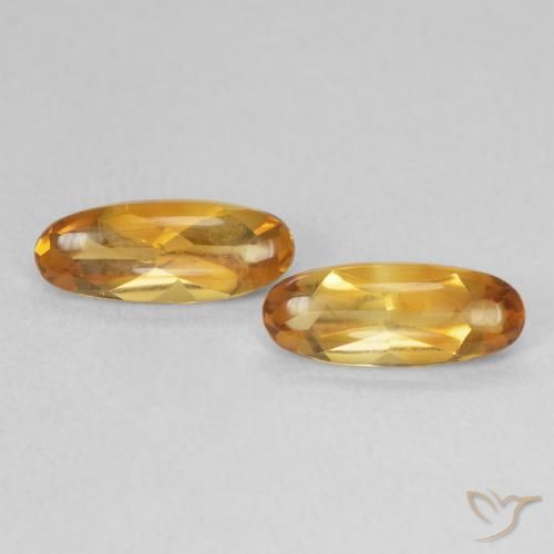 1.72ctw Naturale Medium Light-Golden Citrino, Ovale, Trasparente