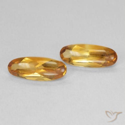 Gemme di Citrino Medium Light-Golden naturale da 1.72 ct, Ovale, Trasparente