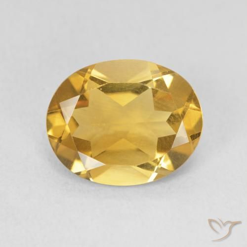 3.19ct Naturale Oro profondo Citrino, Ovale, VVS-VS