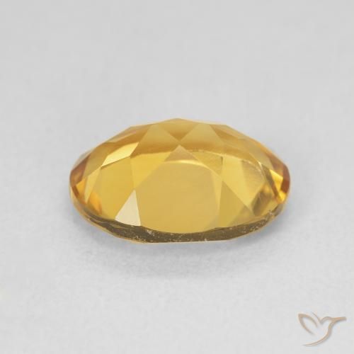 Citrino Oro profondo naturale da 3.19 ct, Ovale, VVS-VS