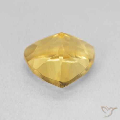 Citrino Dorato naturale da 2.36 ct, Taglio trillion, VVS-VS