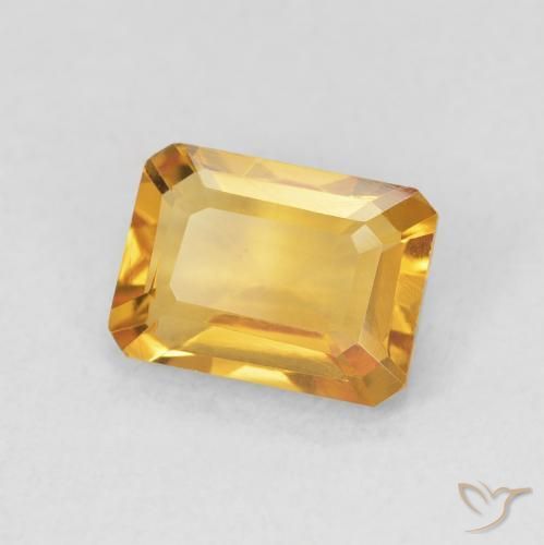 Citrino Medium Light-Golden naturale da 1.32 ct, Ottagonale / Taglio smeraldo, VS