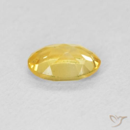 Citrino Arancio dorato naturale da 0.40 ct, Ovale, VVS-VS