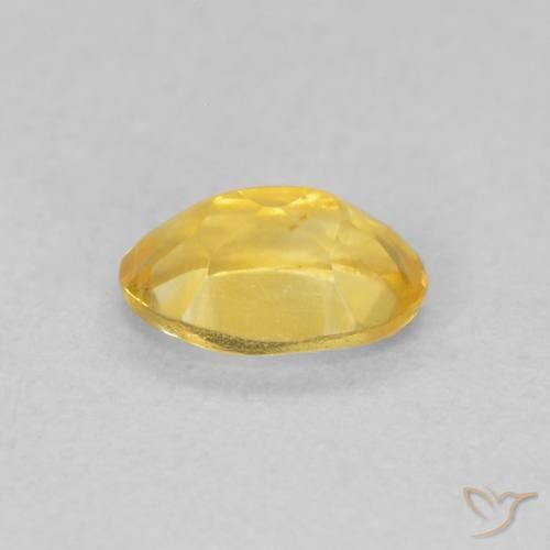 Citrino Arancio dorato naturale da 0.43 ct, Ovale, VVS-VS