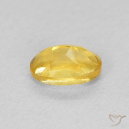 Citrino Arancio dorato naturale da 0.52 ct, Ovale, VVS