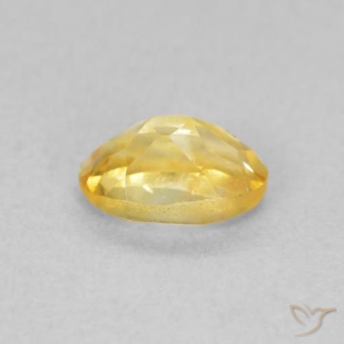 Citrino Dorato naturale da 0.47 ct, Ovale, VVS-VS