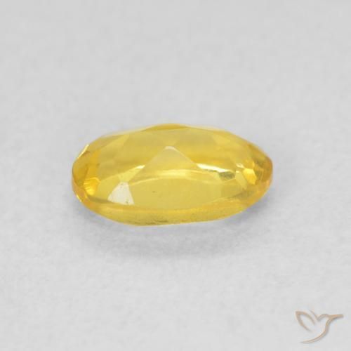 Citrino Dorato medio naturale da 0.43 ct, Ovale, VVS-VS