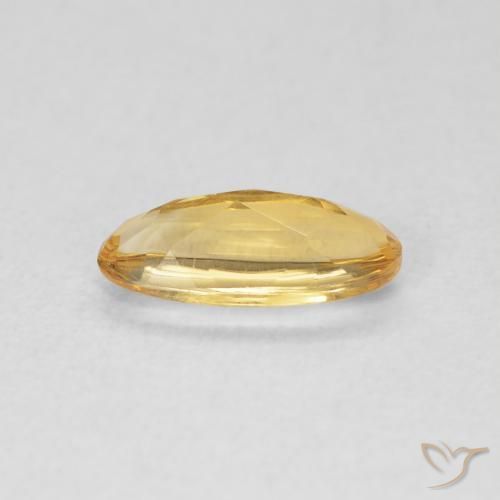 Citrino Arancio Dorato Profondo naturale da 0.85 ct, Ovale, Trasparente