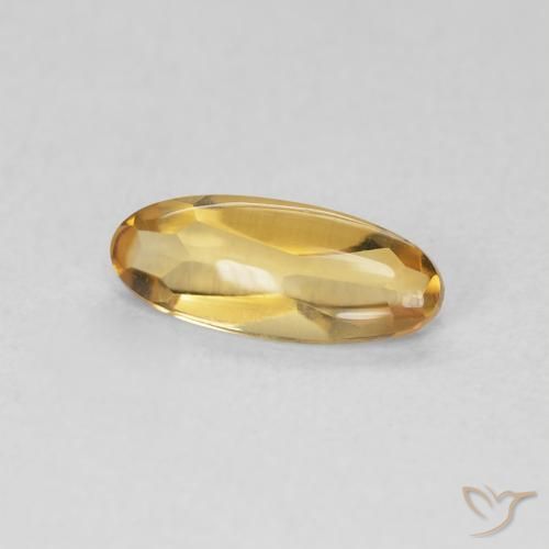 Citrino Medium Light-Golden naturale da 0.79 ct, Ovale, Trasparente