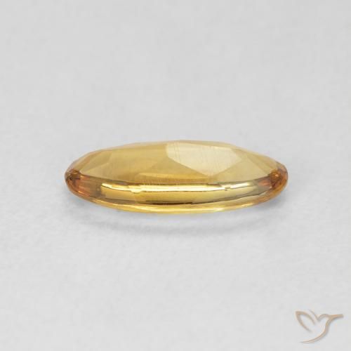 Citrino Medium Light-Golden naturale da 0.78 ct, Ovale, Trasparente