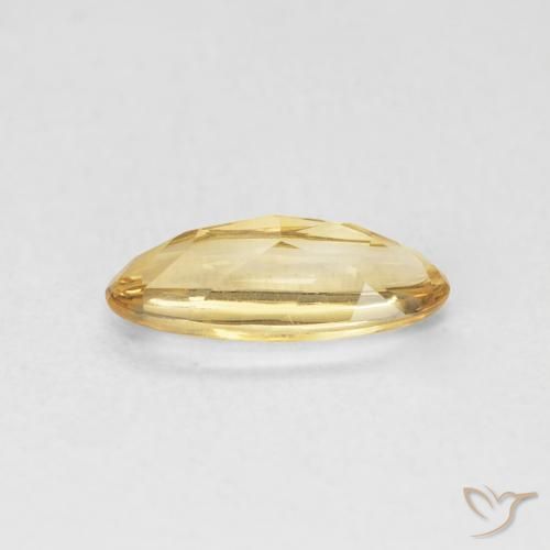 Citrino Oro medio naturale da 0.80 ct, Ovale, Trasparente