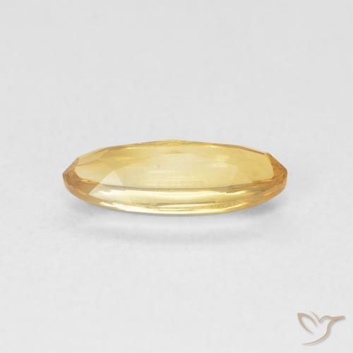 Citrino Oro medio naturale da 0.86 ct, Ovale, Trasparente