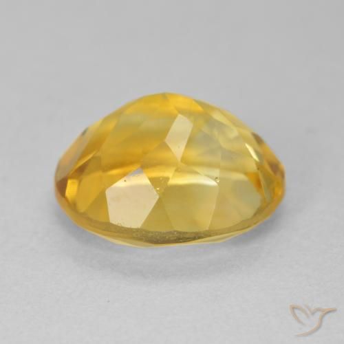 Citrino Arancio dorato naturale da 4.73 ct, Ovale, VVS-VS