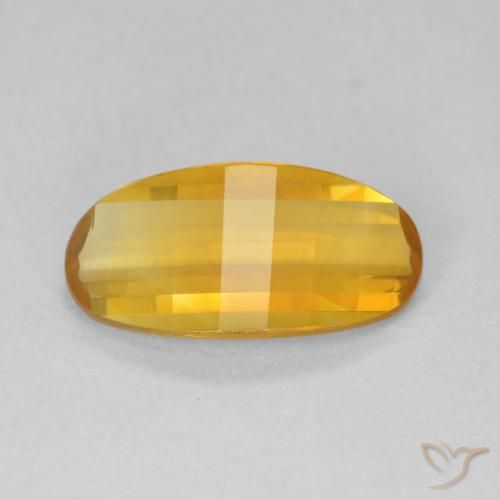 2.48ct Naturale Medium Light Orange-Gold Citrino, Ovale, VVS