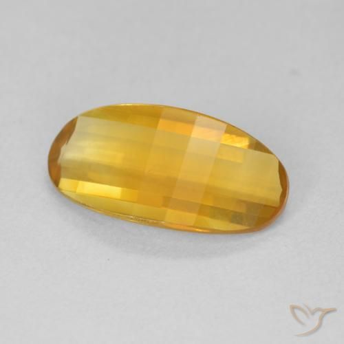 Citrino Medium Light Orange-Gold naturale da 2.48 ct, Ovale, VVS