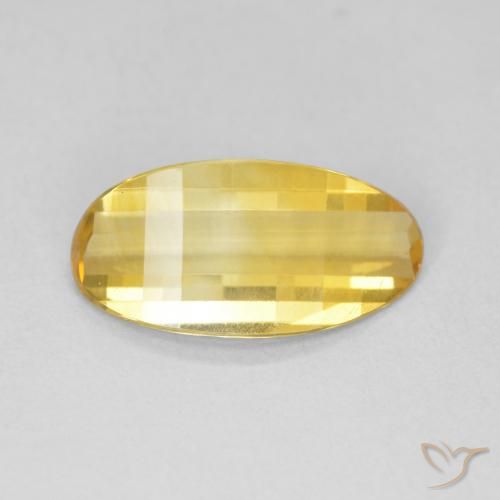 2.19ct Naturale Arancio dorato Citrino, Ovale, VVS
