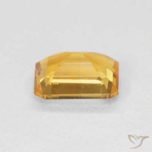 Citrino Arancio-Oro naturale da 1.30 ct, Ottagonale / Taglio smeraldo, VVS