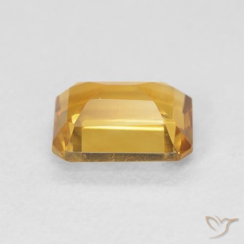 Citrino Arancio-Oro naturale da 1.44 ct, Ottagonale / Taglio smeraldo, VVS