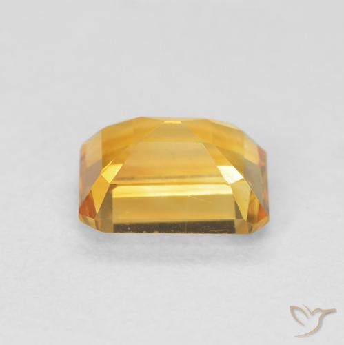 Citrino Arancio-Oro naturale da 1.55 ct, Ottagonale / Taglio smeraldo, VVS