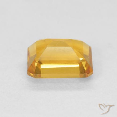 Citrino Arancio-Oro naturale da 1.61 ct, Ottagonale / Taglio smeraldo, VVS