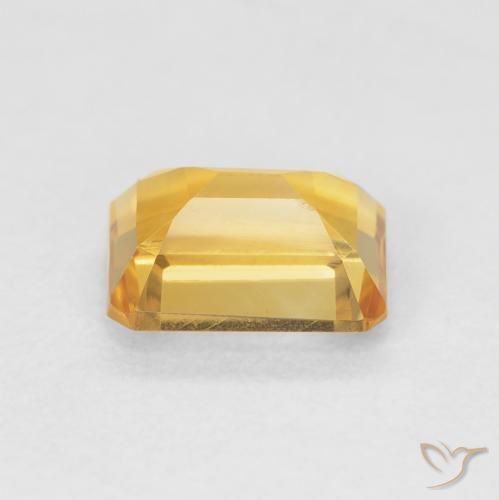 Citrino Medium Light Orange-Gold naturale da 1.59 ct, Ottagonale / Taglio smeraldo, VVS