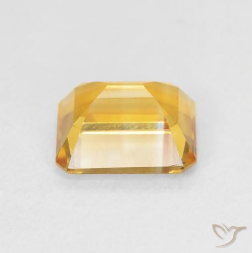 Citrino Medium Light Orange-Gold naturale da 1.64 ct, Ottagonale / Taglio smeraldo, VVS