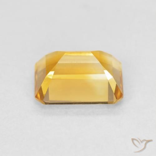 Citrino Dorato naturale da 1.42 ct, Ottagonale / Taglio smeraldo, VVS