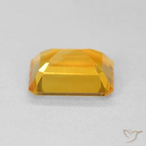 Citrino Arancio dorato naturale da 1.40 ct, Ottagonale / Taglio smeraldo, VVS-VS