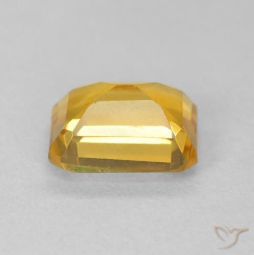 Citrino Medium Light Orange-Gold naturale da 1.62 ct, Ottagonale / Taglio smeraldo, VVS-VS
