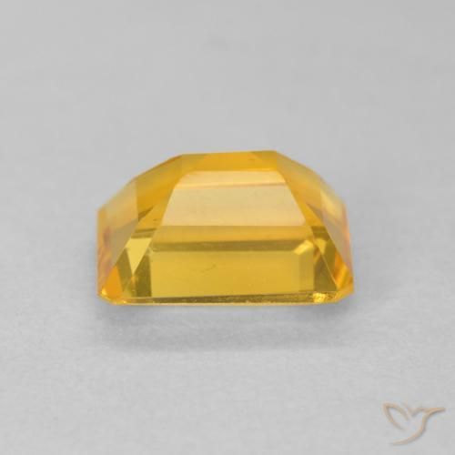 Citrino Arancio-Oro naturale da 1.35 ct, Ottagonale / Taglio smeraldo, VVS-VS