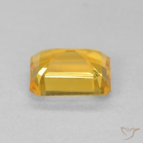 Citrino Arancio-Oro naturale da 1.52 ct, Ottagonale / Taglio smeraldo, VVS-VS