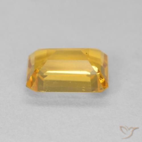 Citrino Arancio-Oro naturale da 1.43 ct, Ottagonale / Taglio smeraldo, VVS-VS