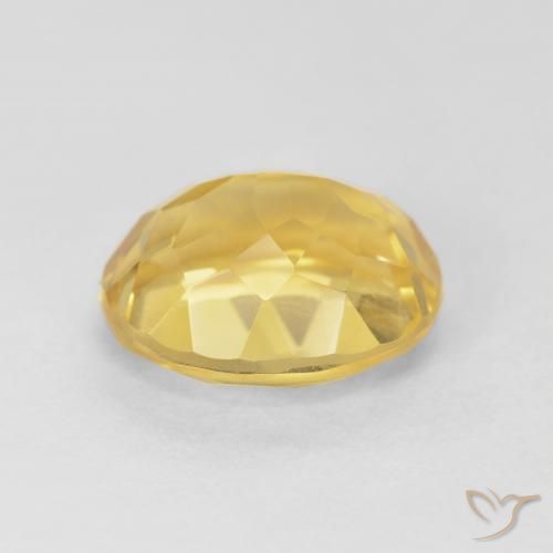 Citrino Dorato medio naturale da 4.77 ct, Ovale, VVS-VS