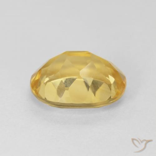 Citrino Dorato medio naturale da 4.09 ct, Ovale, VVS-VS