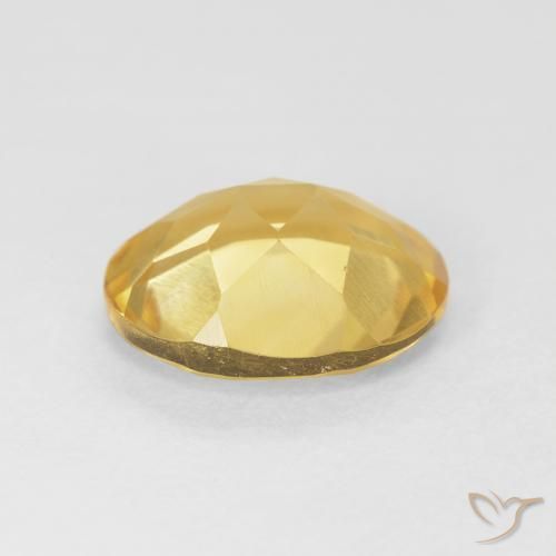 Citrino Arancio dorato naturale da 3.92 ct, Ovale, VVS-VS